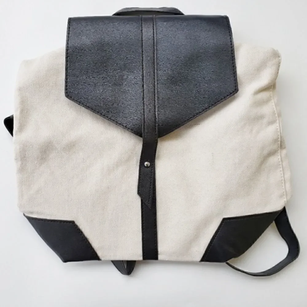 𝅺nwt Deux Lux Demi backpack black white